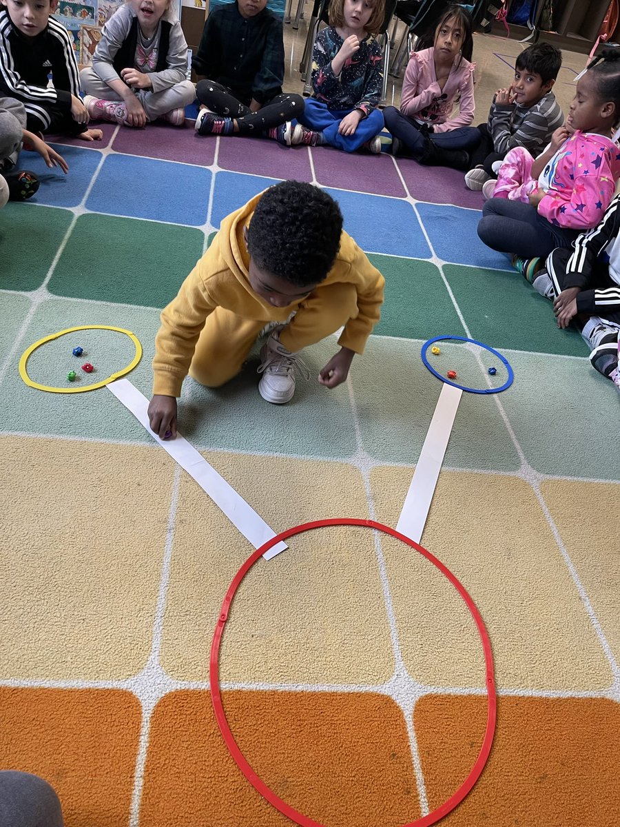 Today we composed and decomposed numbers in a new way! Hands-on learning is the best kind of learning!