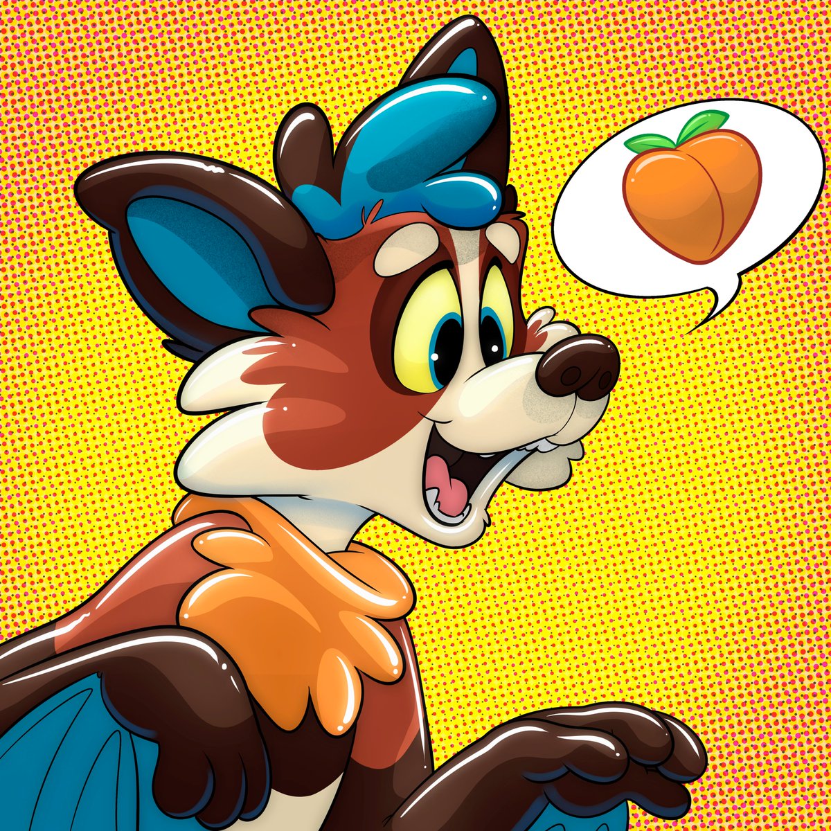 FycusBat's tweet image. squeak! I love peaches 🍑🍑🍑! #bat #furryart
 
thanks for the art @KoidelCoyote !!