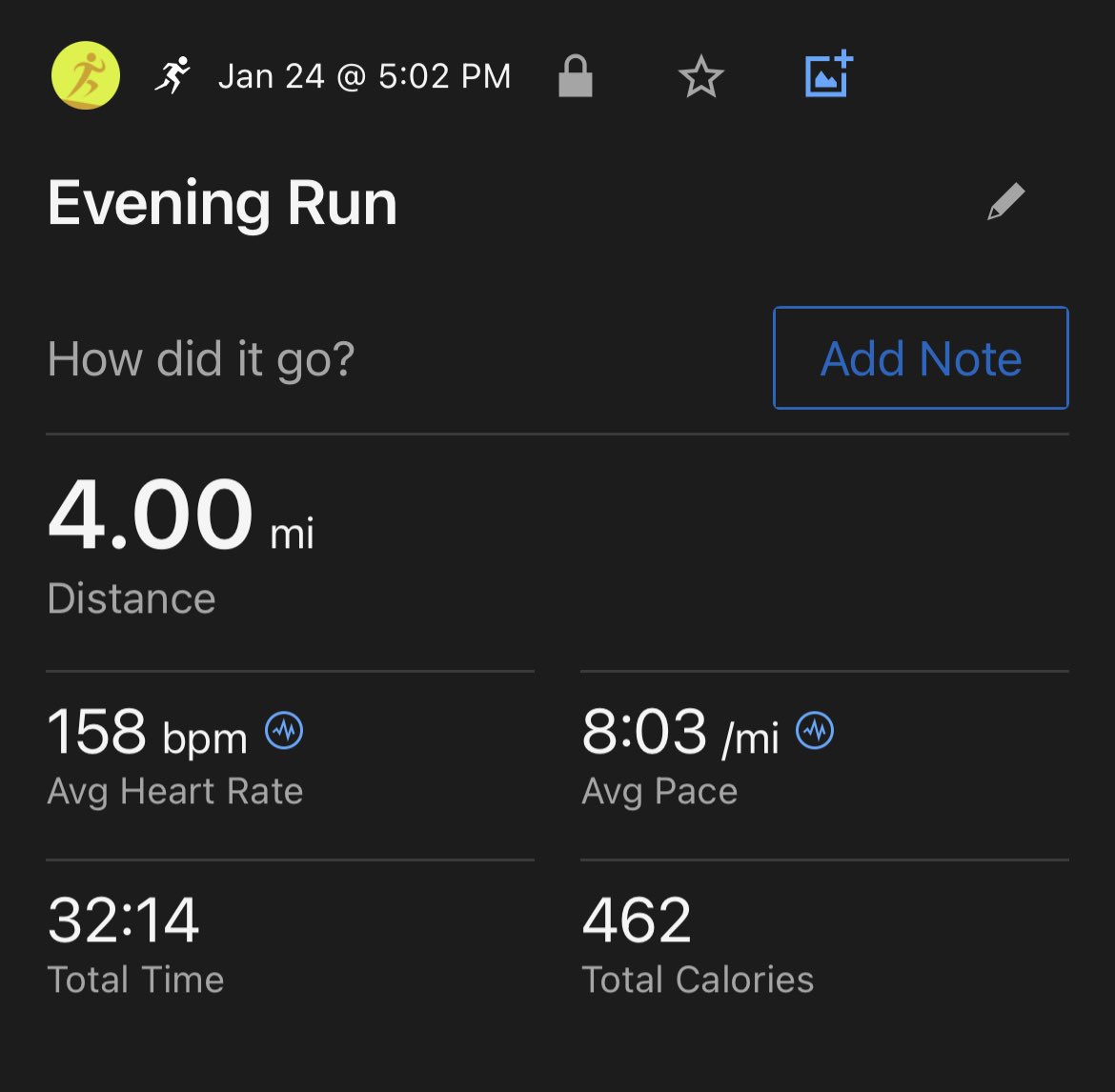 Evening run around the lake

Not too bad after taking a 3 week break