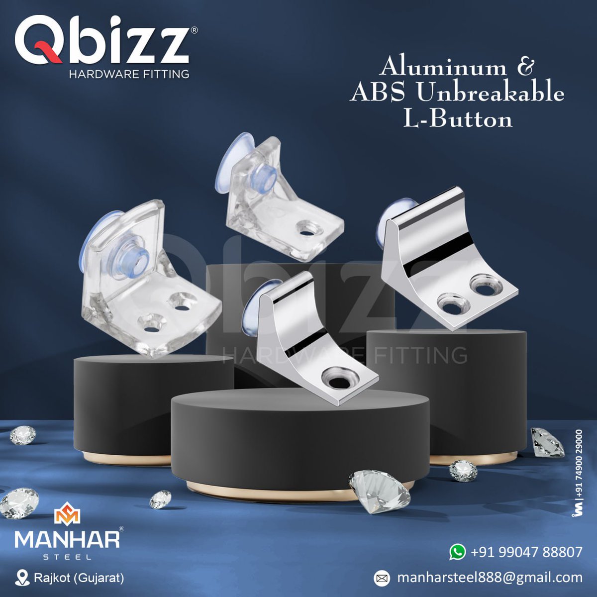 ibais_hardware's tweet photo. MANHAR STEEL - RAJKOT
For enquiry via WhatsApp click:
https://t.co/WIXE7dpEhF
Mr. Ravi Patel - 99047 88807
#Lbutton #aluminiumLbutton #glassfitingproduct #glasshardware #shelfbat #vacuumbat #shelfbatmanufacturer #hardwaretraders #hardwarematerials
.
@ibais_hardware https://t.co/r9tlNVT3AS