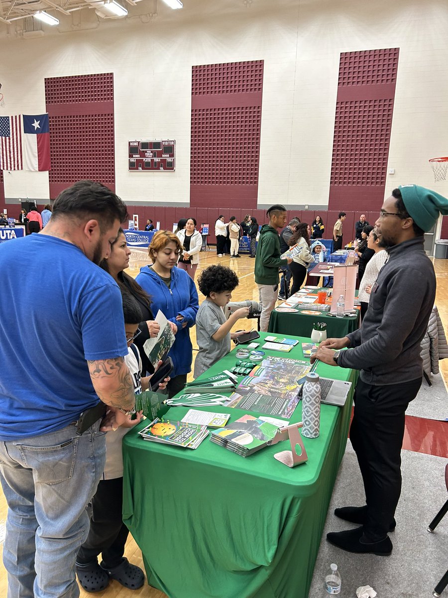 College Fair is happening now @LewisvilleHS! We will be here until 7:30pm.