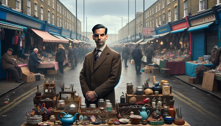 robwmedia's tweet image. Is it me, or does #richysunak come across as a dodgy East End #spiv on a market? I just watched #pmqs and the Tories could only sit and watch him like sacks of spuds 🤷🏻‍♂️