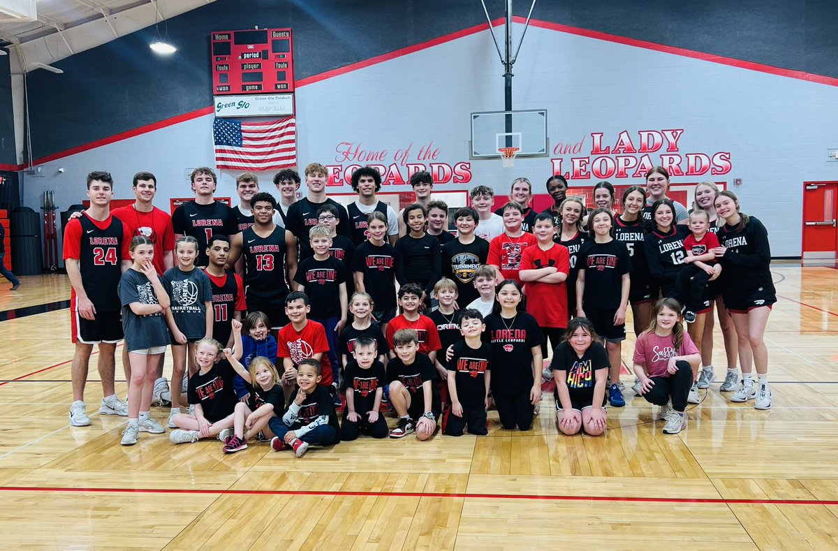 We had a great night with our Lil’ Leps! The future is bright for Lorena Basketball! 🏀🐆