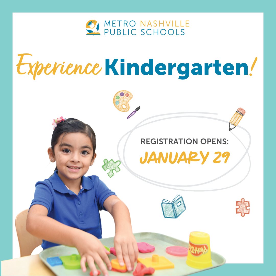 Who is ready for Kindergarten? Registration for the #Classof2037 begins January 29. 
We are so excited to welcome new learners every school year! 
earlylearning.mnps.org/kindergarten has all the information you need to make registration go smoothly. (Pre-K application opens March 1, btw)