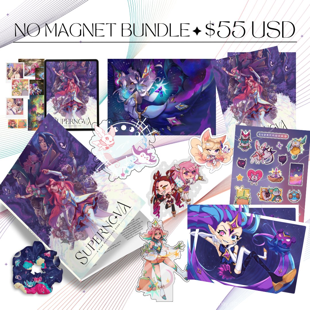 StarGuardsZine's tweet photo. 🌟 7 BUNDLES LEFT!!🌟

The First Star is running out of time — with stock dwindling &amp; time ticking away, will you be the one Chosen to grab the last of our items? 

🛍 https://t.co/j0ilvLZQ0w https://t.co/9Fd4fB4oqa