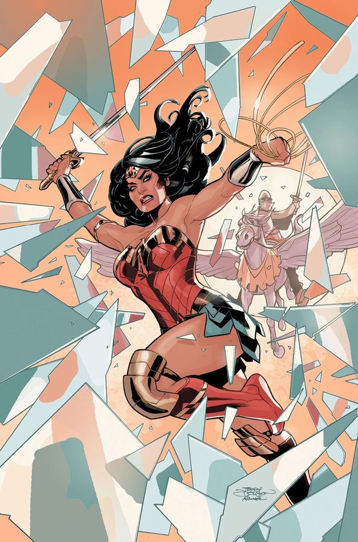 #WondyWednesday 
#WonderWoman by Marcio Takara