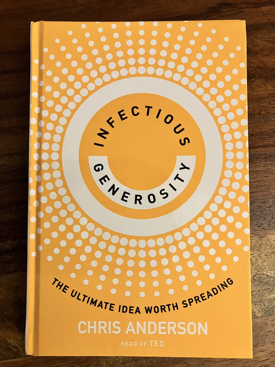 Penalosa_G's tweet image. #InfectiousGenerosity 
Arrived!! Thanks @TEDchris for gift. Looking forward to read and learn “how generosity can become ‘infectious generosity’”
All givers are happier &amp;amp; healthier because of it.
Generosity: a magic pill for a better world, equitable &amp;amp; sustainable.