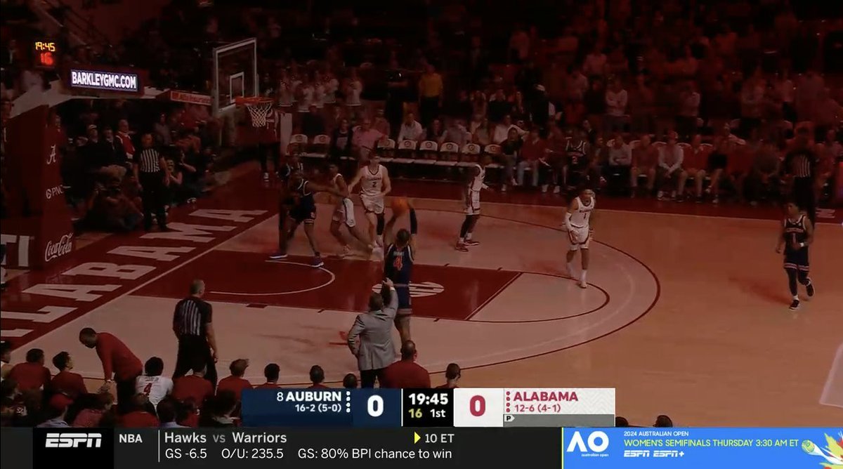 Betting on college basketball never disappoints 😂 They're playing the basketball Iron Bowl with no lights...