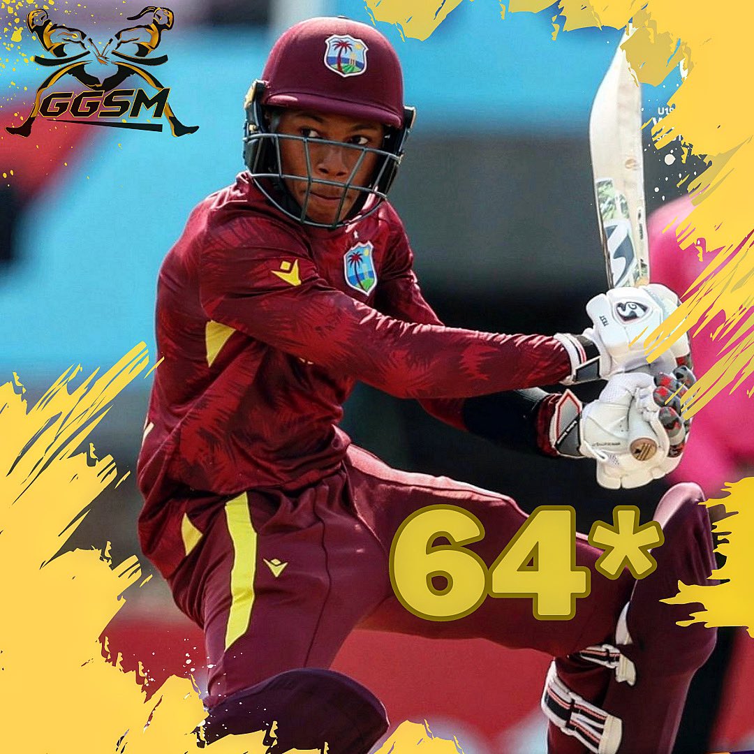 Another gem of an innings from Jewel Andrew to help the Windies U19 secure important points in Group B