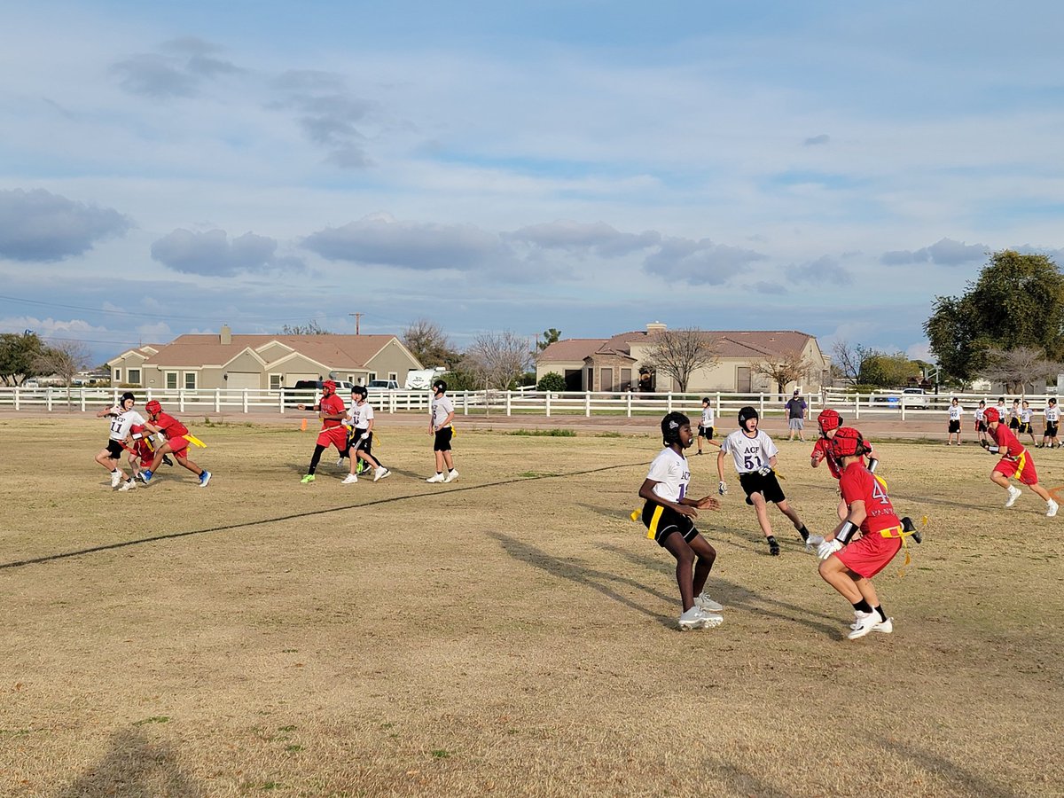 Great start to 3rd season sports! Both our flag football teams took home victories in their first home game. Way to go Panthers! #PaynePantherPride