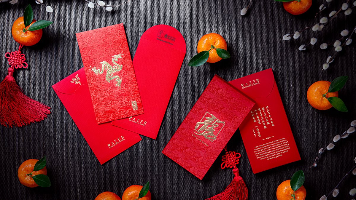 Prepare to soar into the Year of the Dragon with our limited-edition Razer Red Envelopes! 🐉 Here’s how to win a set: 🐲 Follow @Razer 🐲 Like and repost 🐲 Tag a friend to wish them a Happy Lunar New Year! In line with our #GoGreenWithRazer initiatives, the envelopes have been…