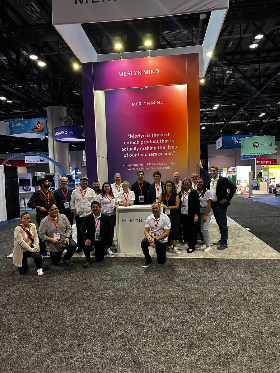 MerlynforEDU's tweet photo. What a great first day at @fetc! Thanks for joining us! If you haven’t stopped by yet, visit us at booth 654 tomorrow. You can enter to win a Merlyn Origin or follow us on social media for a chance to win an Amazon gift card! 👏 #FETC https://t.co/lSlJ0vLk3d