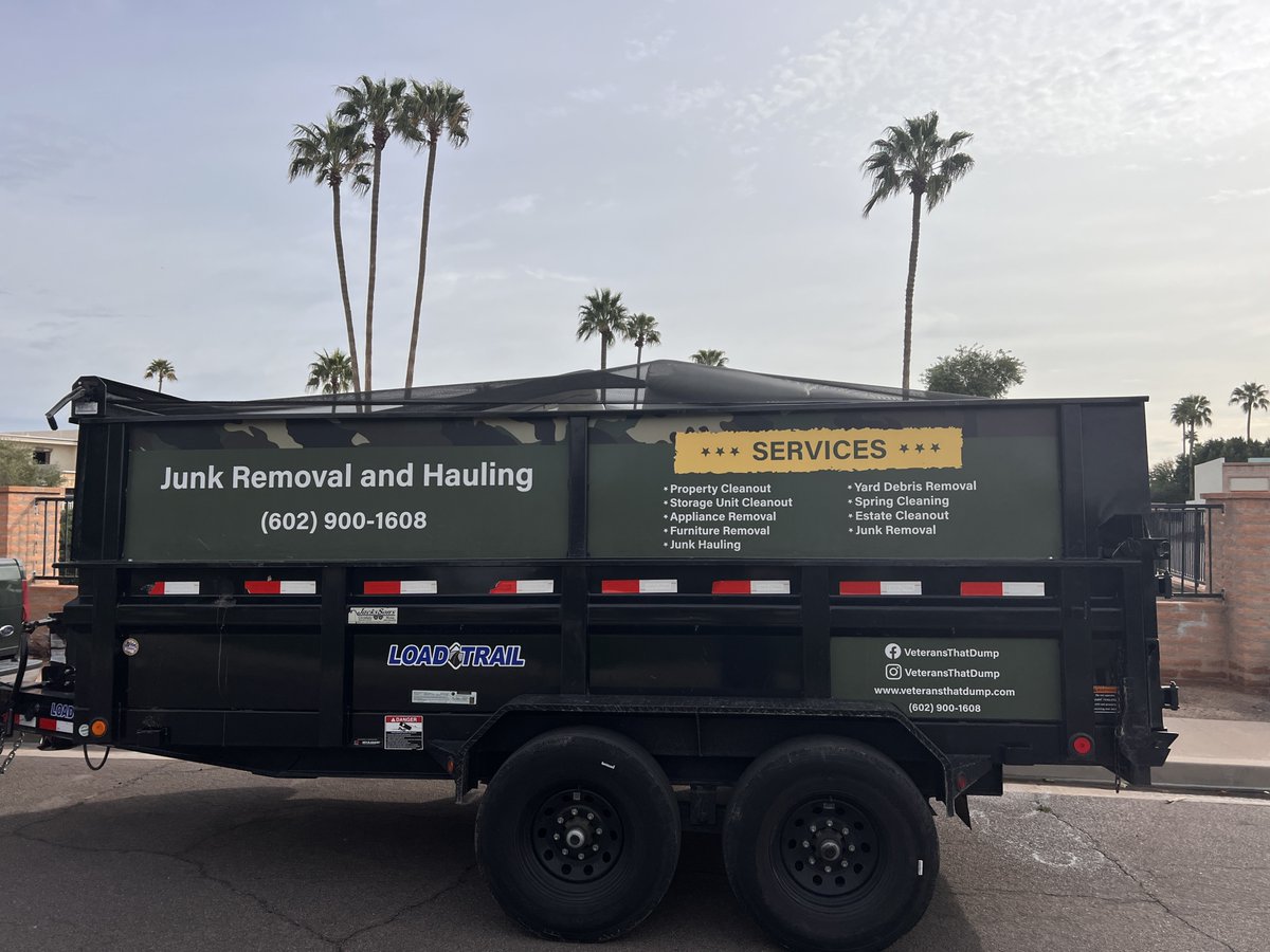 Almost and full trailer load pickup in #tempeaz

Call 602-900-1608 for your hauling needs today!

#clutter #hoarders #hoarderhouse #cleanup #localservice #scottsdalerealtor paradisevalleyrealtor #cavecreekrealtor #phoenixmedia #phoenixnews #phoenixtimes #scottsdalenews...