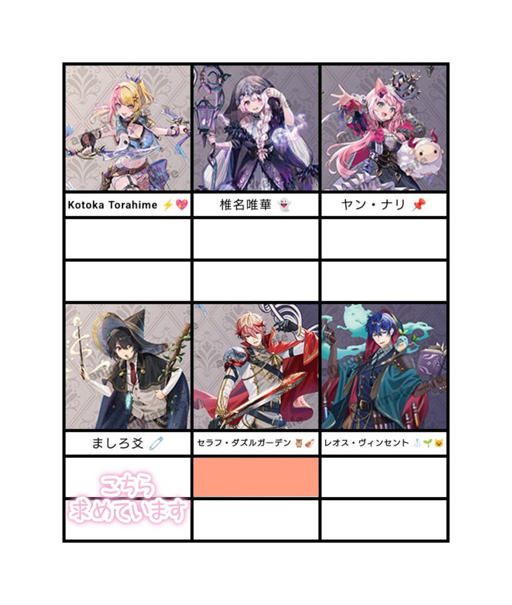 にじさんじ あーるぴーじー セラフ・ダズルガーデン アニカフェ缶バッジ