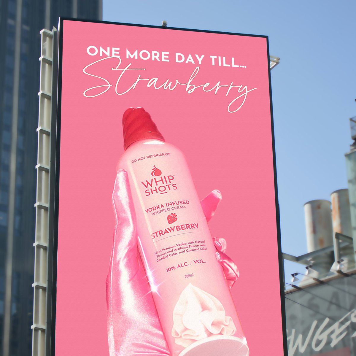 It’s giving billboard…but make it bougie. STRAWBERRY WHIPSHOTS is dropping on 1.25, and we can taste the fun already. 😉🍸🍓

#whippedcream #cocktail #pinkaesthetic