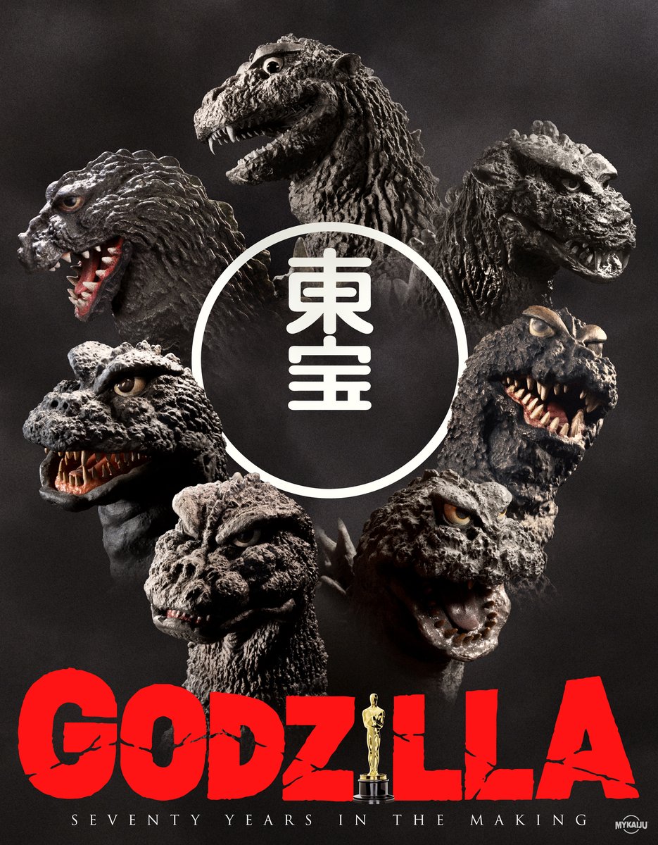 MyKaiju's tweet photo. For your consideration... 70 years in the making
#Godzilla gets his #Oscar 
#XPlus #MM28 #toyphotography #Toho https://t.co/ChBoDHHKKE