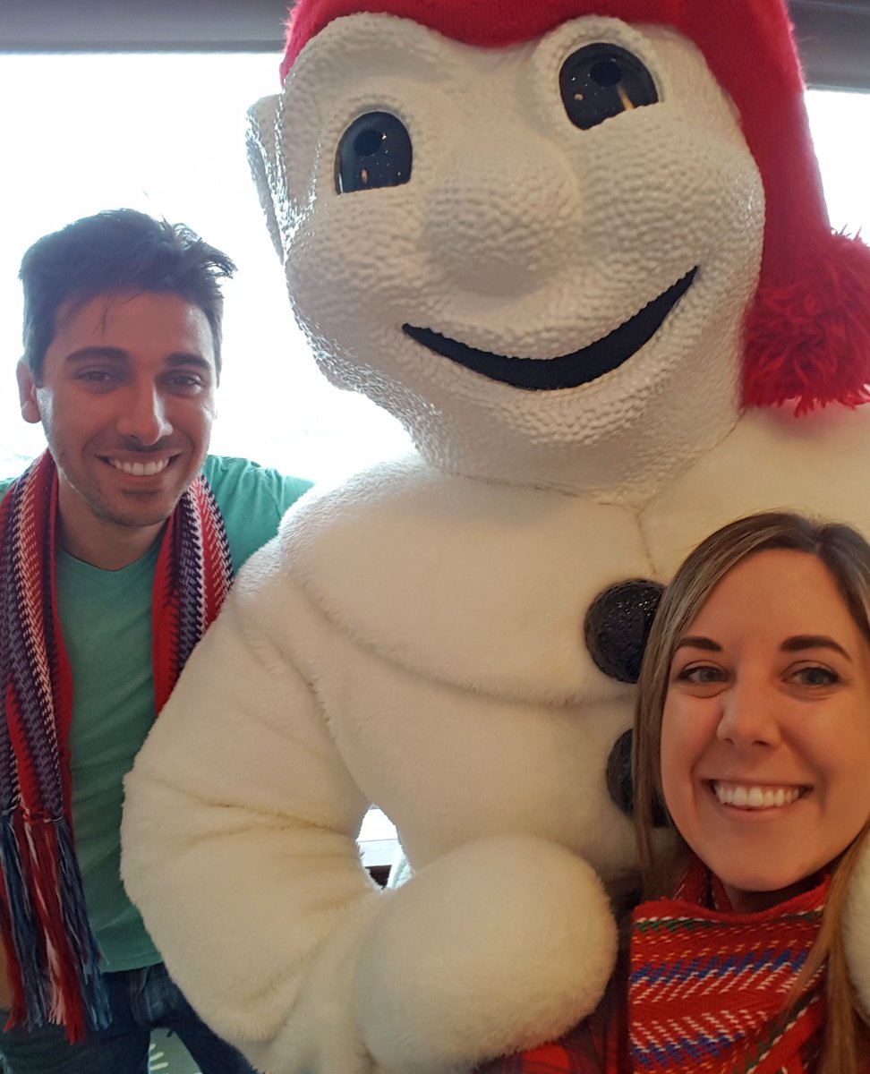 Throwback to that time we met Bonhomme 🤩 The 70th Quebec Winter Carnival's grand opening is tomorrow (Jan 25) and trust us, it's one of the most amazing winter celebrations in the world! Here's more about Carnaval de Quebec and why you need to go! justinpluslauren.com/quebec-winter-…