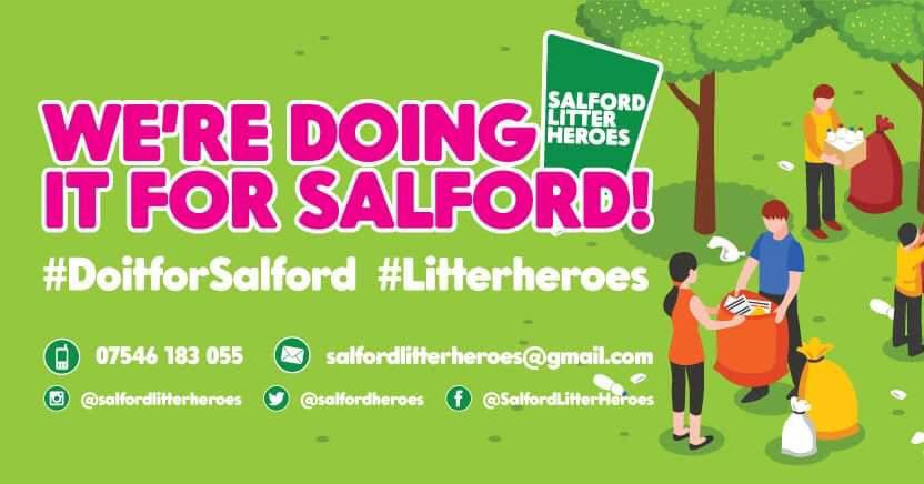 Open invite to join me this Saturday to support #cleanupthequays, even if your new to litter picking, don’t worry, I’ll be able to provide a free on loan picking kit on behalf of @SalfordHeroes & @SalfordCouncil #localevents #salfordquays #volunteering