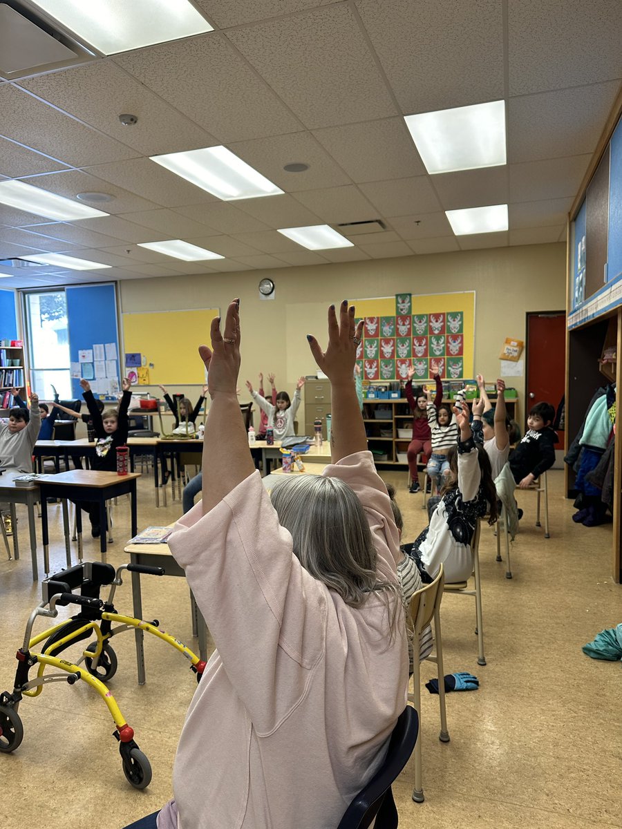 Day one of Wellness Wednesday! Every Wednesday after lunch Ms Natalie Ohlhauser will guide us through mindful breathing and grounding excerises on the PA. Today was great and it was very peaceful. The spa music over the PA for sure helped! 🧘‍♀️☮️ <a href="/SD27_CC/">School District No. 27</a> <a href="/LenardonCheryl/">Cheryl Lenardon</a>