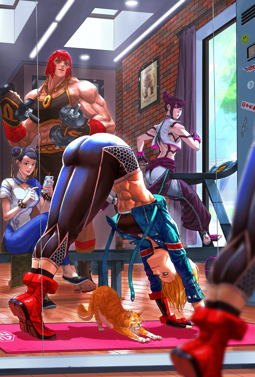 FungKinChew's tweet image. Let&apos;s work out #SF6