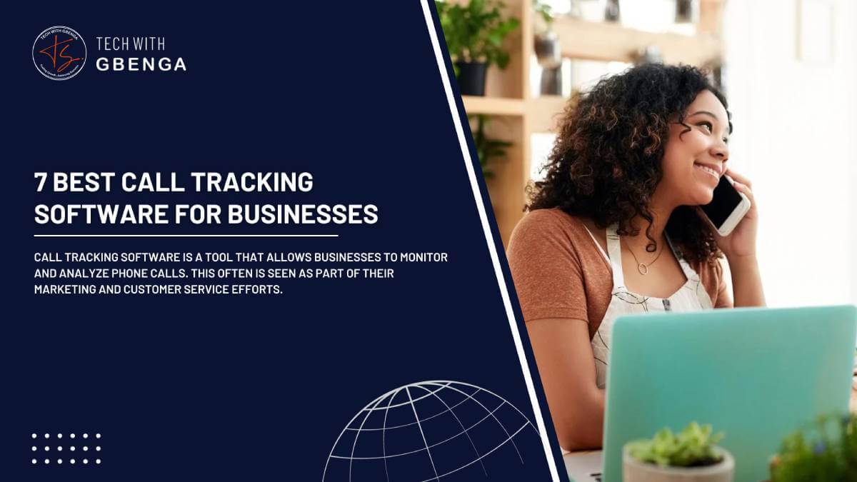 techwithgbenga's tweet image. Call tracking software is a tool that allows businesses to monitor and analyze phone calls. This often is seen as part of their marketing and custome...

#techwithgbenga #business #softwarereview

Continue Reading: wp.me/pfavRD-ye
