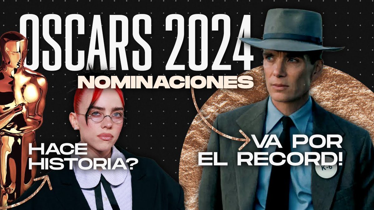 Lbaini's tweet photo. ✨ NUEVO VIDEO ✨

Tengo bastante seguridad en que este es el análisis y repaso más completo de nominaciones a los #Oscars que van a encontrar

Casi 200 artistas mencionados, datos, posibles récords y mucho más.

Dis días de trabajo completo, pasen a ver👇
https://t.co/oibqCV3iQx https://t.co/kGwqKIrCUX
