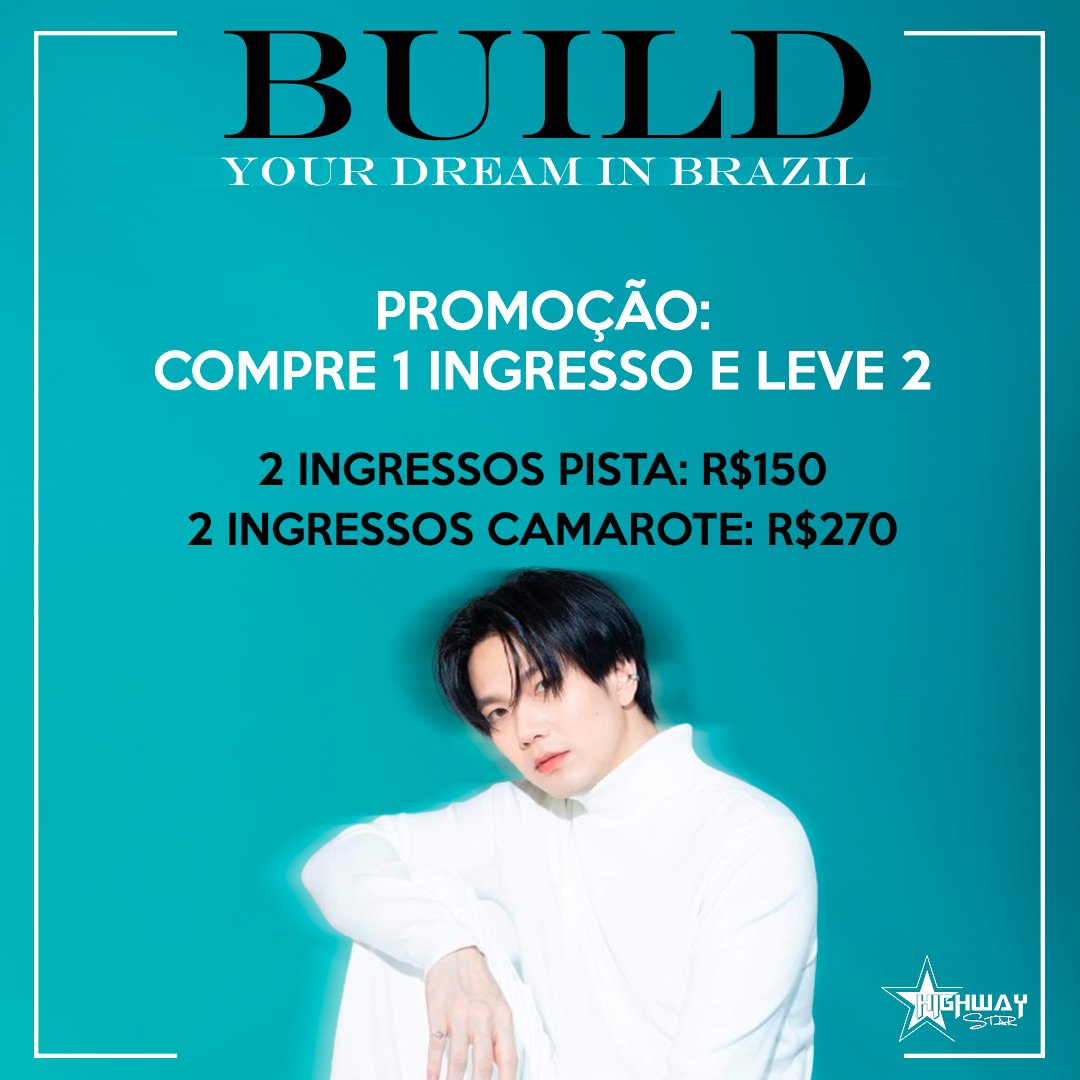 followhwstar's tweet image. Tá na dúvida sobre os pacotes promocionais para a fan meeting do #BuildJakapan em São Paulo? Confere só:
 
➡️ 2 Pista = R$150 (meia ou social)
➡️ 2 Camarotes = R$270 (meia ou social)

🎟️Garanta já o seu aqui 👉 shotgun.live/events/build-1… Vale só esse mês!