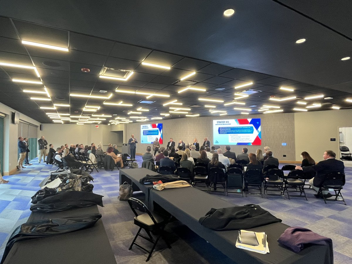 Our #READI site-visit with <a href="/Indiana_EDC/">Indiana Economic Development Corp.</a> ended with over 40 Central Indiana leaders to talk about the important and transformative work taking place in our region. We have so much momentum and unlimited potential!