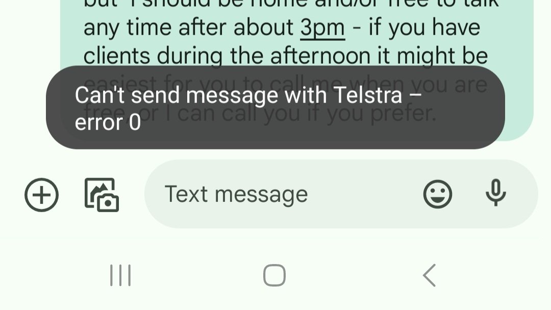 UTLAU's tweet image. Why not?!
What the heck is "error 0" @Telstra ?