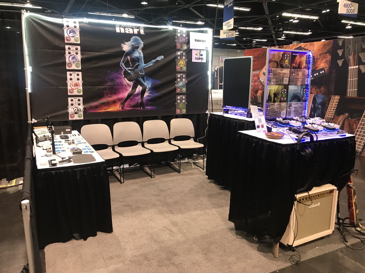📷2024 NAMM SHOW party will begin~ January 25-28, 2024~
📷Today we are preparing Maker hart booth NO. 4847.
📷Welcome to Maker hart booth, see you tomorrow.
#2024NAMMSHOW
#MAKERHARTBOOTHNO4847
#Makerhart
#NAMMSHOW
#AUDIOMIXER
#EFFECTPEDAL😀
