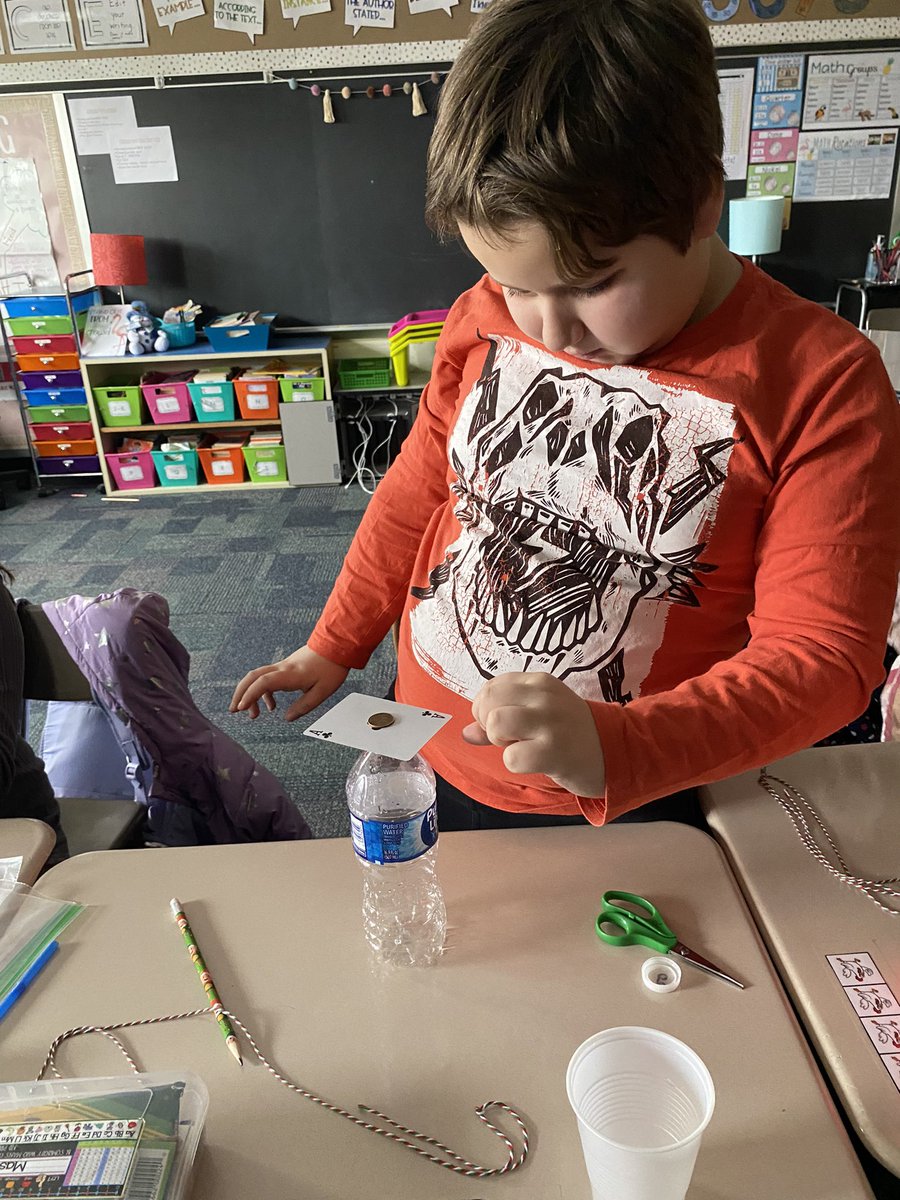 MrsPrudente's tweet photo. Thanks to @EphrataAreaEF and Side By Side Science for a fun virtual and hands-on assembly! The students had a blast using science to do magic! @GoMounts @Mr_Esbenshade https://t.co/ARop8BcdsK