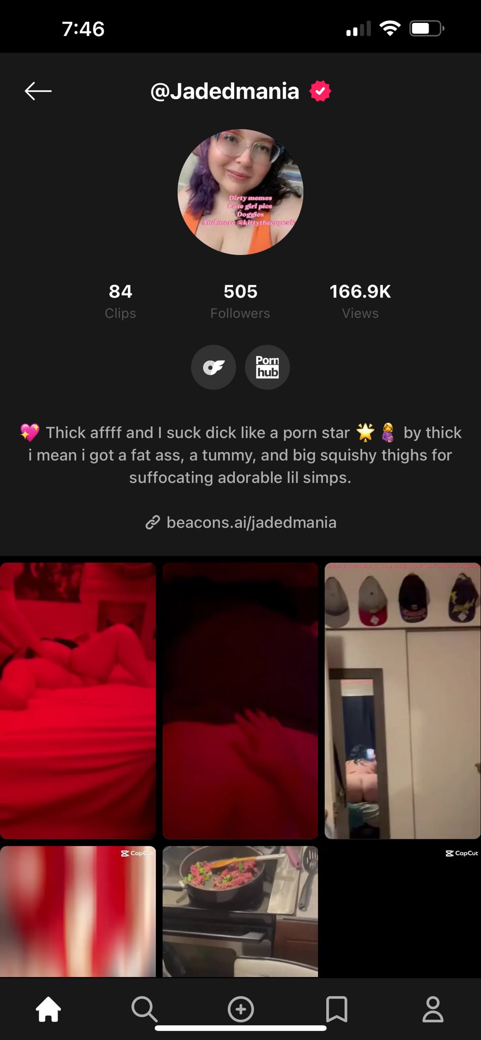 jadedmania 🍑 6.99 OF on X: Follow me on fikfap for more TikTok style  previews 🥵🥵 Creators!! If you want a nsfw site to post 1 min long  previews and be able