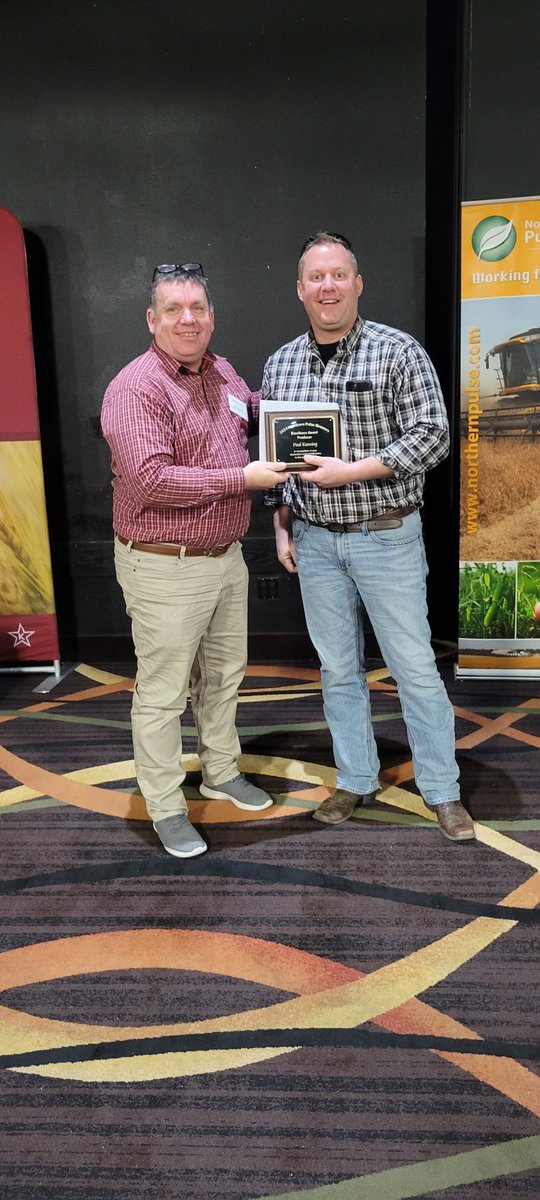 NPGA Producer Excellence of the Year Award recipient is Paul Kanning! The award recognizes individuals for their commitment & contributions to the advancement of the pulse industry. Thank you Paul @PKanning! #pulses #excellence #montana #agriculture #northernpulse