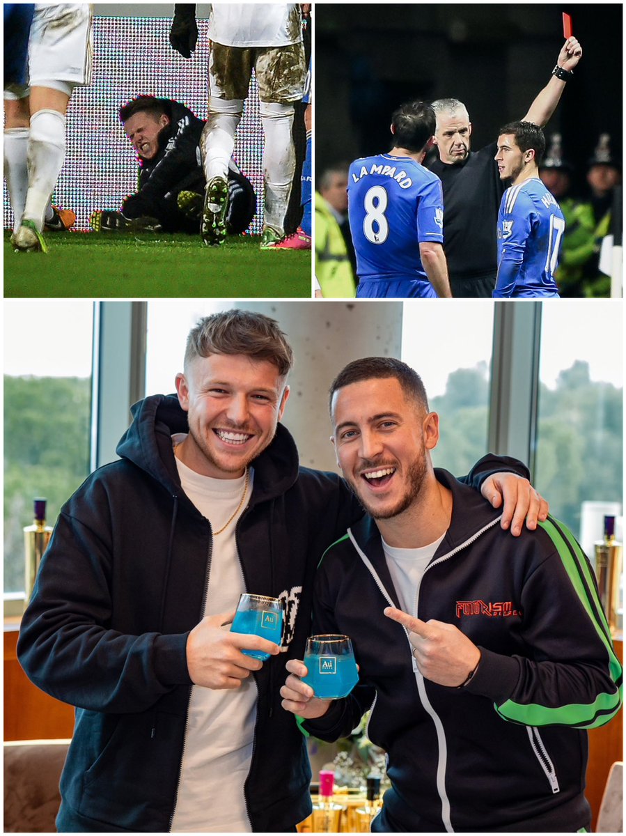 RMCF_Minuto93's tweet image. アザールがあのボールボーイと11年ぶりに再会