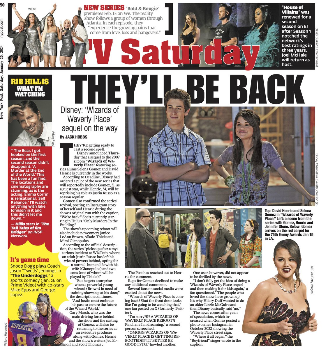 Rib Hillis x New York Post’s What I’m Watching 

<a href="/RibHillis/">Rib Hillis</a> <a href="/nypost/">New York Post</a> 

.
.
.
#ribhillis #whatimwatching #nypost #newyorkpost #tvsaturday #actor #thetalltalesofjimbridger #inspnetwork #thebear