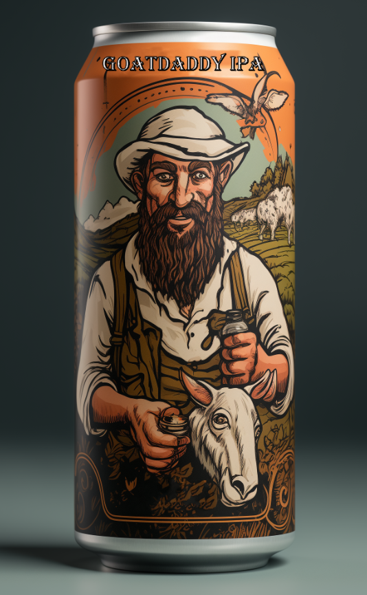 TjLombo_Author's tweet photo. @ADrinkWithCraz1 #GOATDADDY IPA! Coming soon once Royce makes it https://t.co/gX7xwTqr4u