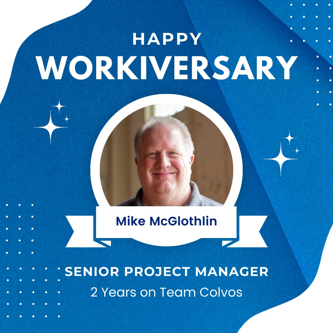 🕰️ Clocking in two years with Senior Project Manager, Mike McGlothlin, at Colvos Construction. Thanks Mike, for your dedication to #TeamColvos and your projects.