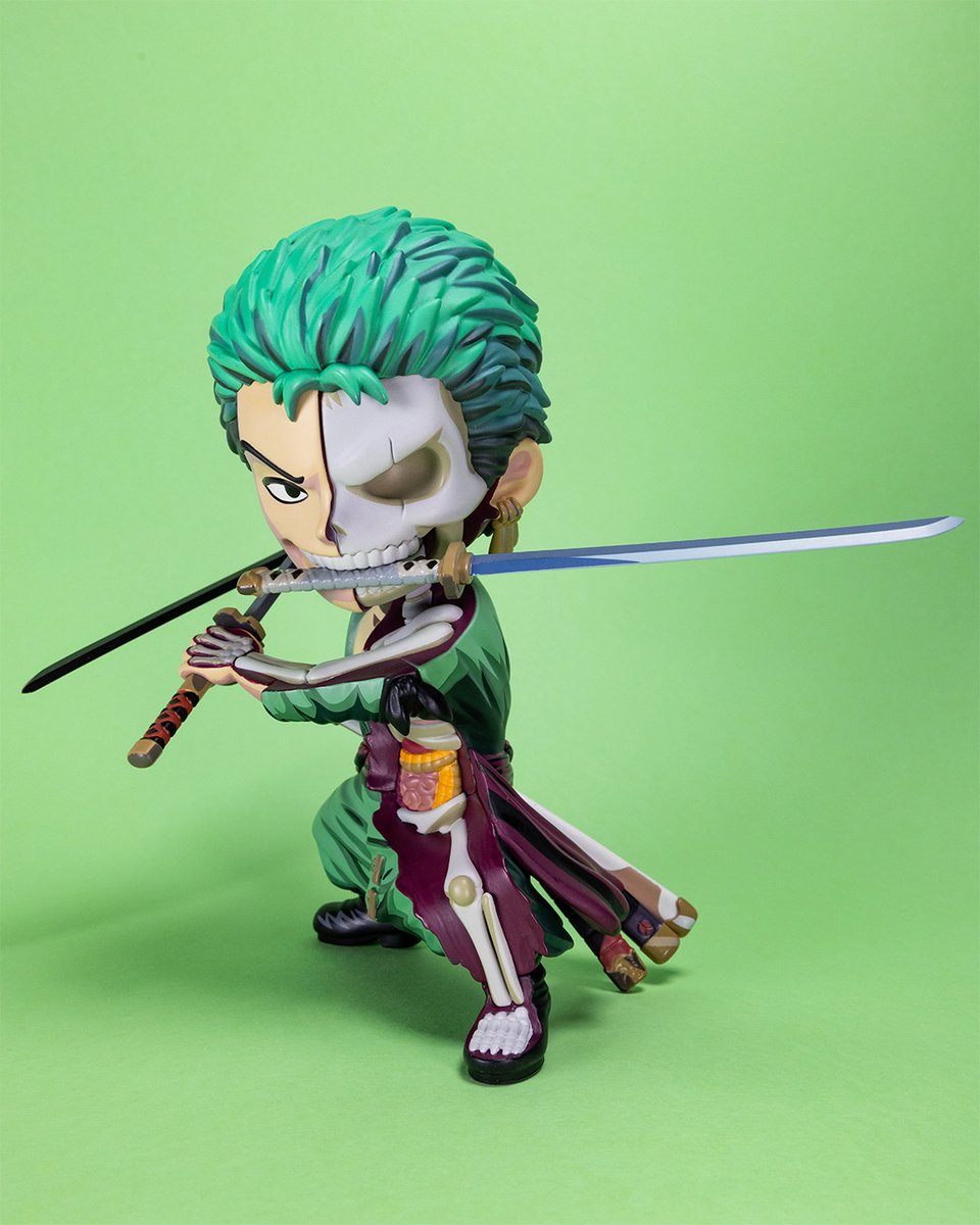 MightyJaxx's tweet photo. See the master swordsman captured in a dissected kinetic pose, complete with his three katana ⚔️ Zoro never looked so cool!
Last few pieces available on https://t.co/ynPr4PZAuX! Get yours now!
#onepiece #zoro #anime #santoryu #threeswordstyle https://t.co/pwiUPljvME