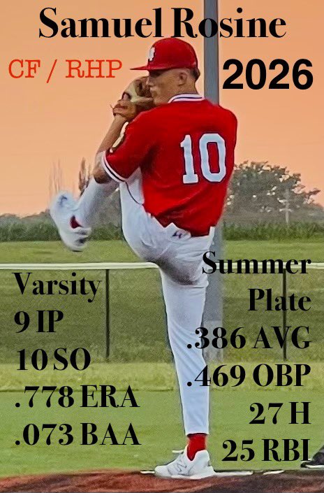 The Mule Club Baseball (@themuleclub) on Twitter photo ⚾️5 Weeks till MO HS Tryouts⚾️
Our last Knob Noster HS 4A varsity baller is <a href="/SamRosine/">Sam Rosine</a>
FR year HM All District
and Academic All Conference 3.75
With a ton of experience gained his freshman year Sam is looking to build on a solid foundation
Sam hopes to play BSB in College ⚾️5 Weeks till MO HS Tryouts⚾️
Our last Knob Noster HS 4A varsity baller is <a href="/SamRosine/">Sam Rosine</a>
FR year HM All District
and Academic All Conference 3.75
With a ton of experience gained his freshman year Sam is looking to build on a solid foundation
Sam hopes to play BSB in College