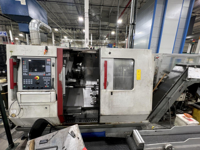 GraffPinkert's tweet photo. USED MACHINE FOR SALE
2001 TRAUB TNC 42/65. With (2) Turrets, (2) Spindles, 42-65mm bar capacity, and Chip Conveyor. Get more info:
https://t.co/ZW02ZByHJ6
#usedmachines #machining #barfeeds #machinetools #parts #machineparts #cnc #cncmachines #machinerydealer https://t.co/hH3OMfWduq