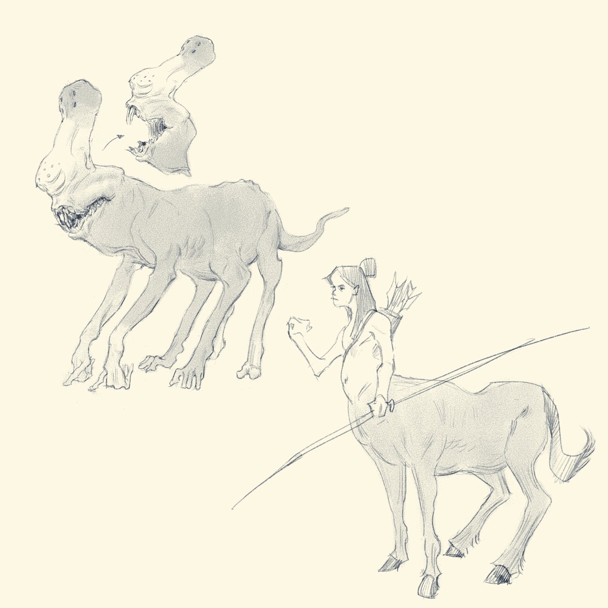 morrokhai's tweet photo. Centaurs? https://t.co/gjJJNm2klD