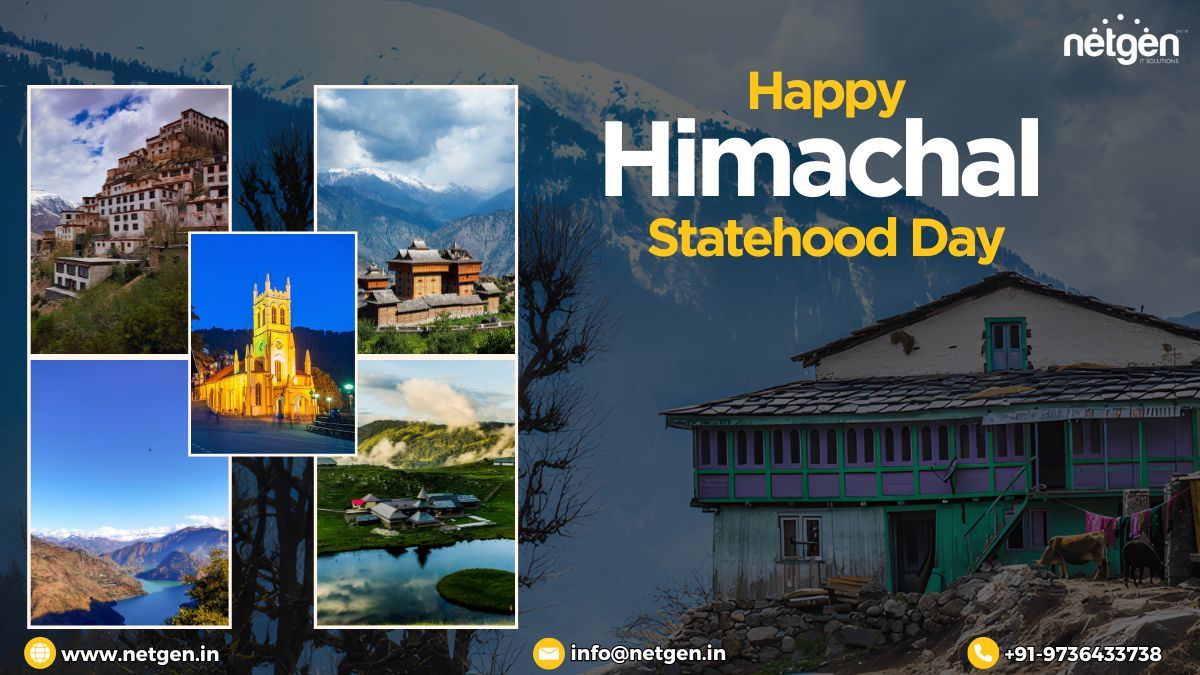 NetgenSolutions's tweet image. Team #Netgen wishes you a very Happy Statehood Day.

#himachal #himachalpradesh #india #himalayas #mountains #travel #shimla #manali #nature #himachali #himachaltourism

Visit our Website: buff.ly/3ka7SOo