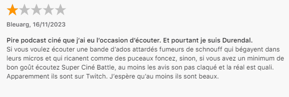 Shitlist - Le Podcast du Pire du Cinéma tweet media
