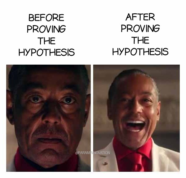 Researchers be like..
#Hypothesis #GusFring #BreakingBad #sciencememes