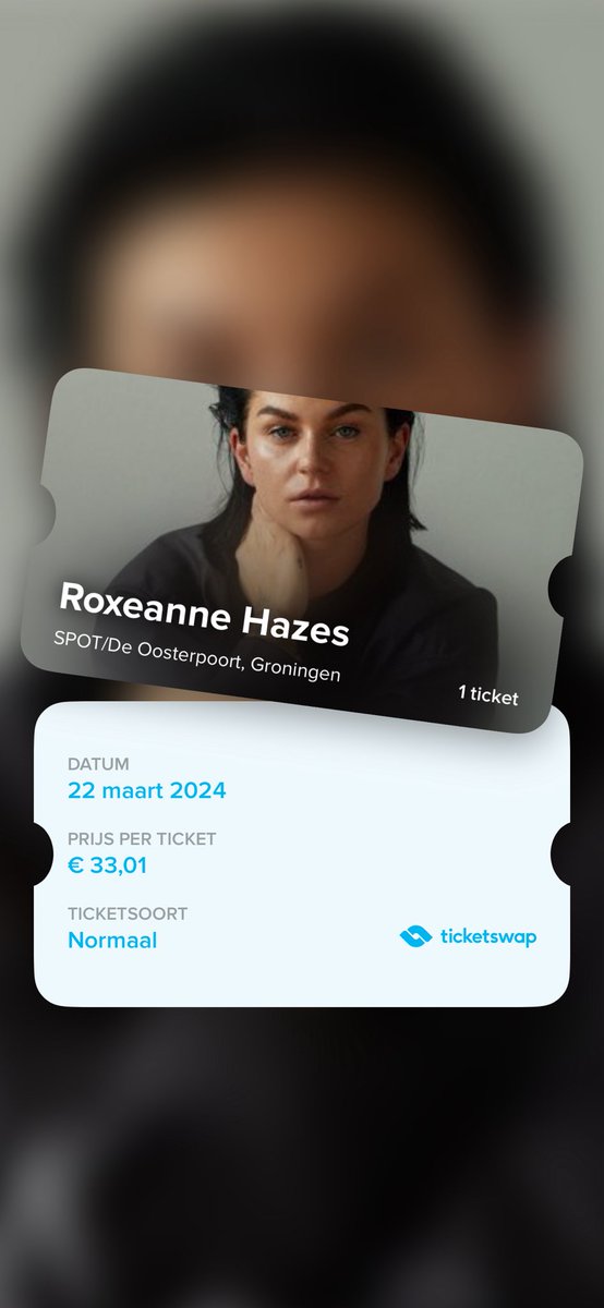 ticketswap.com/listing/roxean… ⁦<a href="/RoxeanneHazes/">Roxeanne Hazes</a>⁩ #roxeannehazes