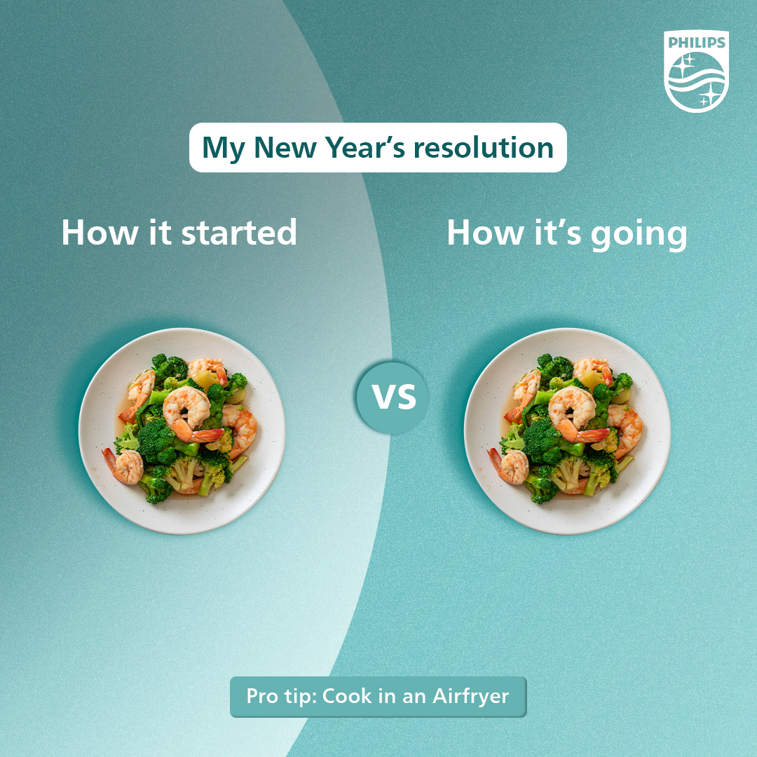 PhilipsHomeIN's tweet image. Raise your ✋ if you&apos;re sticking to your resolution. 

#NewYearResolutions #HealthResolution #Foodie #Airfryer