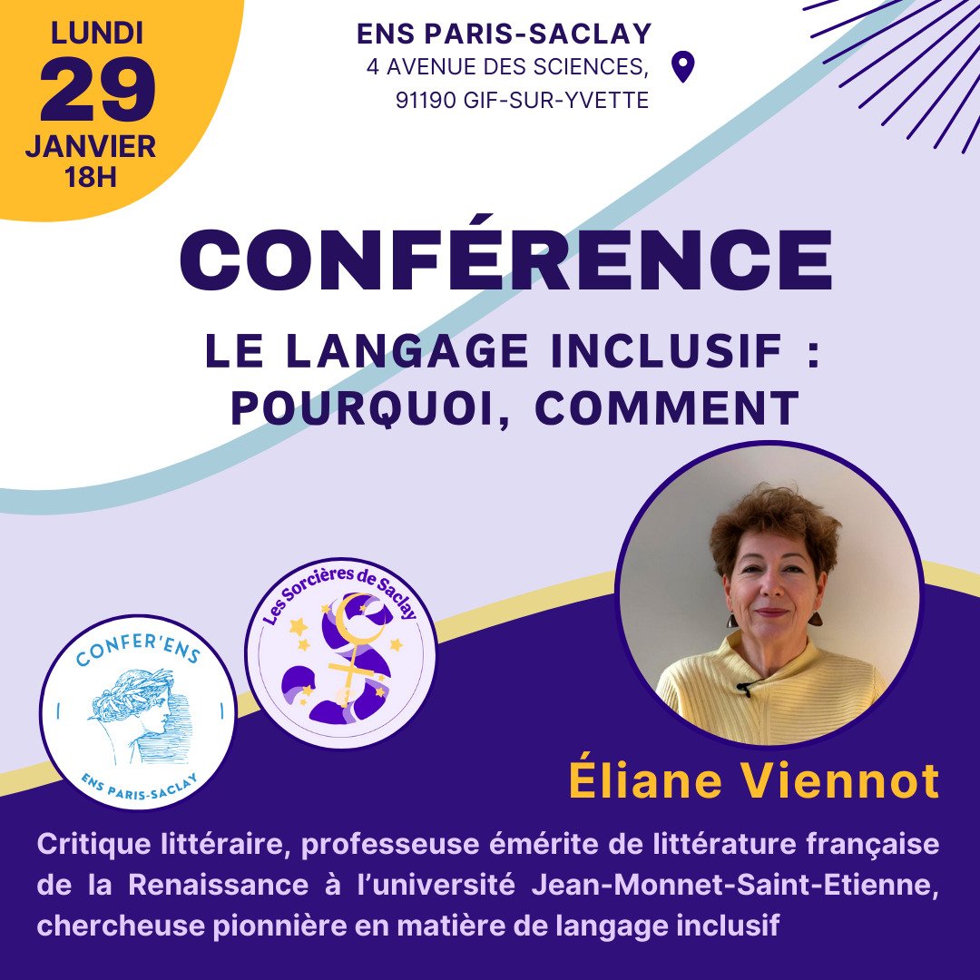 Confer’ENS Paris-Saclay 🔬🎙 tweet media
