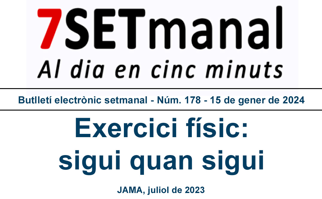 📢 En el #7SETmanal parlem dels beneficis de l'exercici físic per a la salut! 

🔗 Si en vols saber més ja pots llegir l'article a ics.gencat.cat/ca/actualitat/…