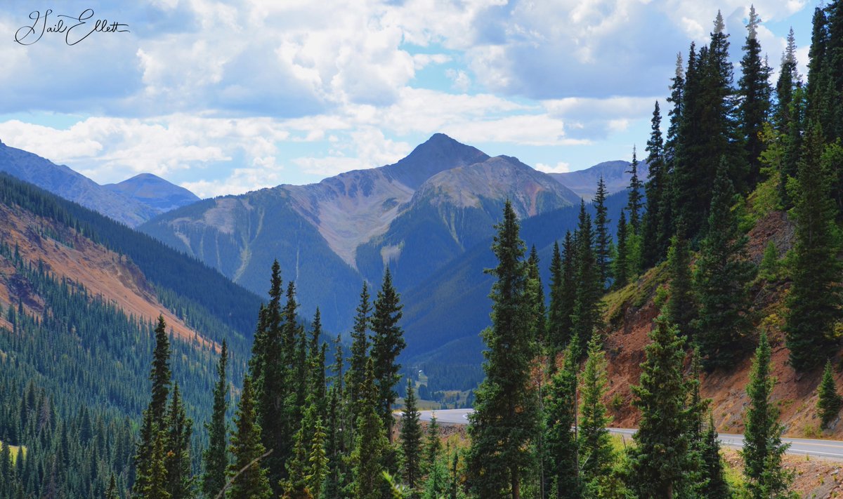 #DailyPictureTheme @DailyPicTheme2 #view Scenic Red Mountain Pass #Colorado #RockyMountains #MillionDollarHighway