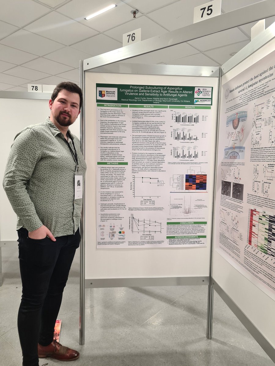 Aaron.curtis (@aaronc_mycology) on Twitter photo Excited to be in milan at <a href="/AAAMConference/">Advances Against Aspergillosis and Mucormycosis</a> presenting some work funded by the <a href="/IrishResearch/">We are now Research Ireland</a> it's going to be a great meeting!
#loveirishresearch Excited to be in milan at <a href="/AAAMConference/">Advances Against Aspergillosis and Mucormycosis</a> presenting some work funded by the <a href="/IrishResearch/">We are now Research Ireland</a> it's going to be a great meeting!
#loveirishresearch